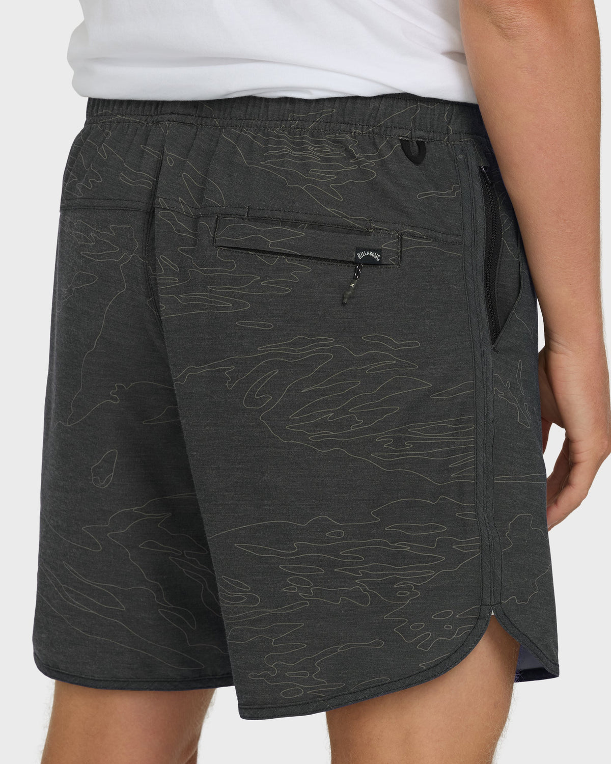 Surftrek Transit Elastic 17 Hybrid Shorts - Black Camo