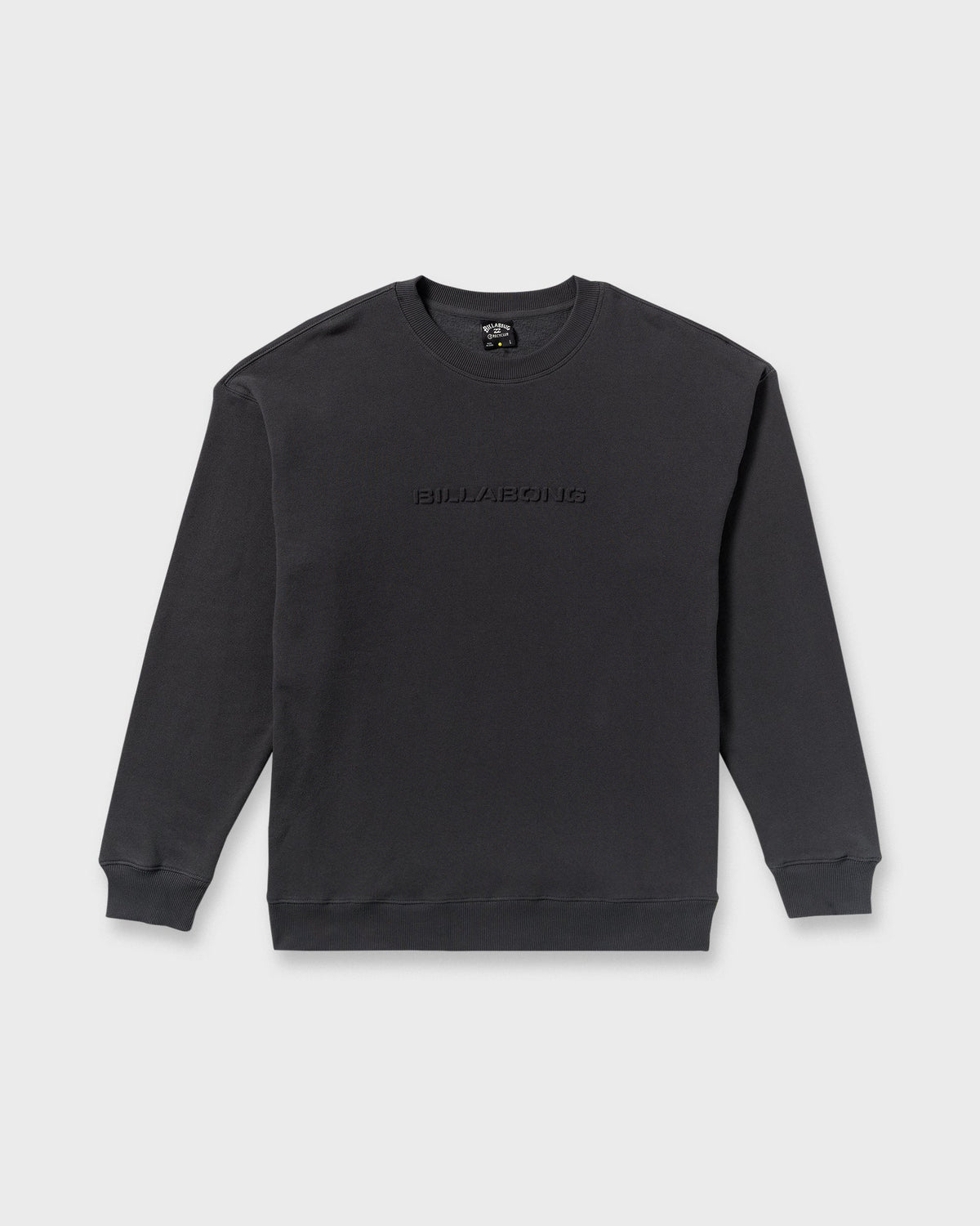 Iconic Emboss Crewneck Sweatshirt - Black