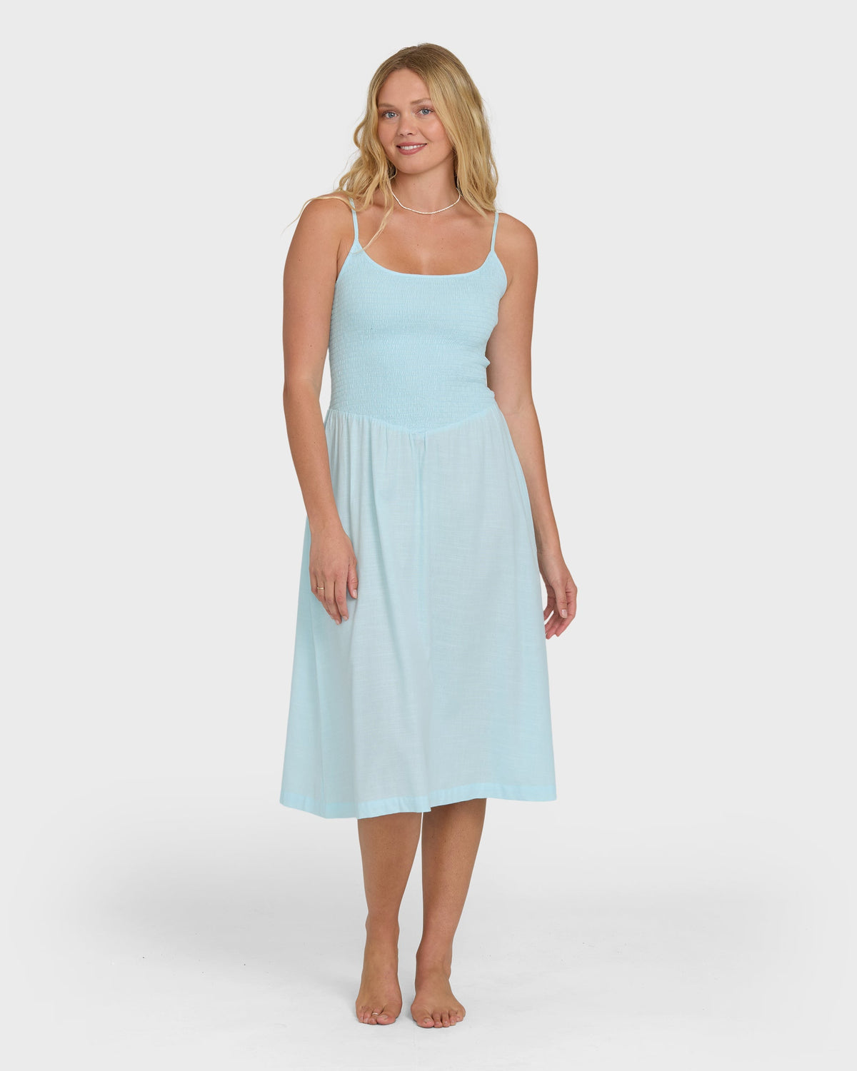 Hidden Cove Midi Dress - Clearwater