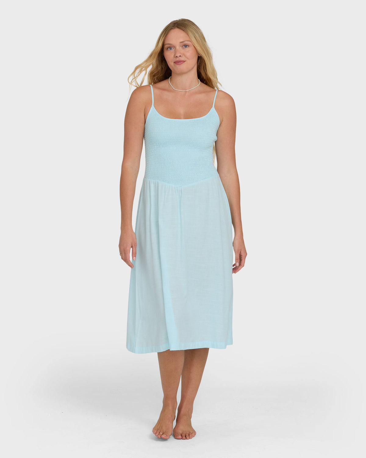 Hidden Cove Midi Dress - Clearwater