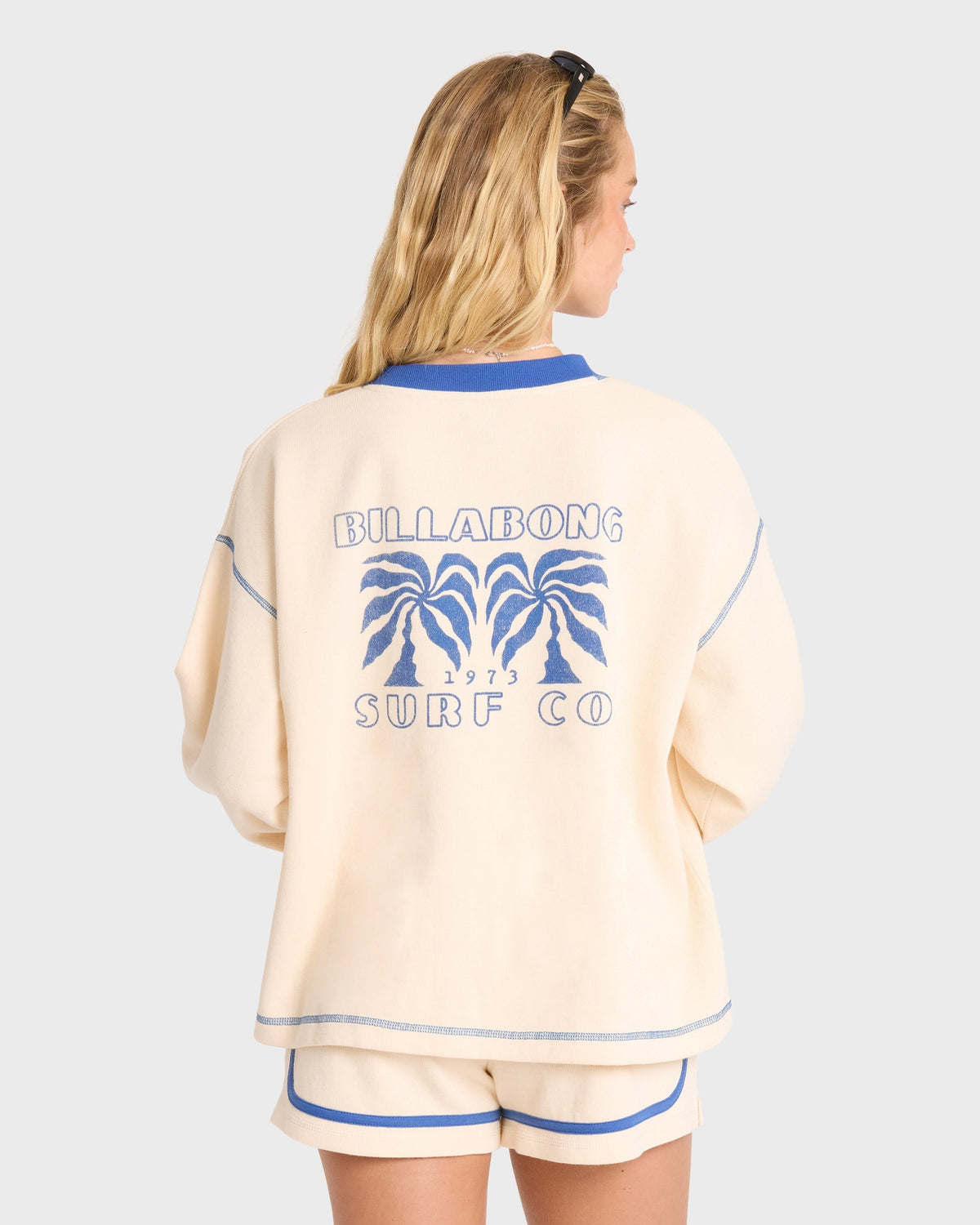 Back To It Crewneck Sweatshirt - White Cap
