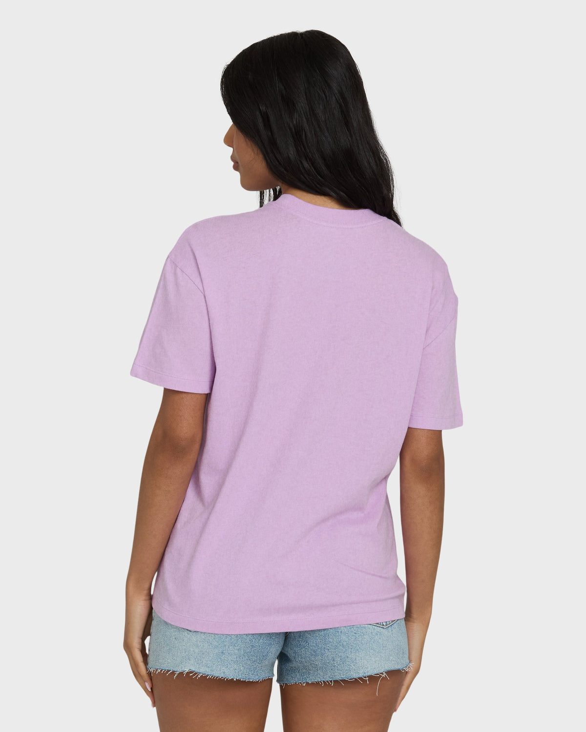 Reach High Short Sleeve Knit Graphic T-Shirt - Vintage Violet