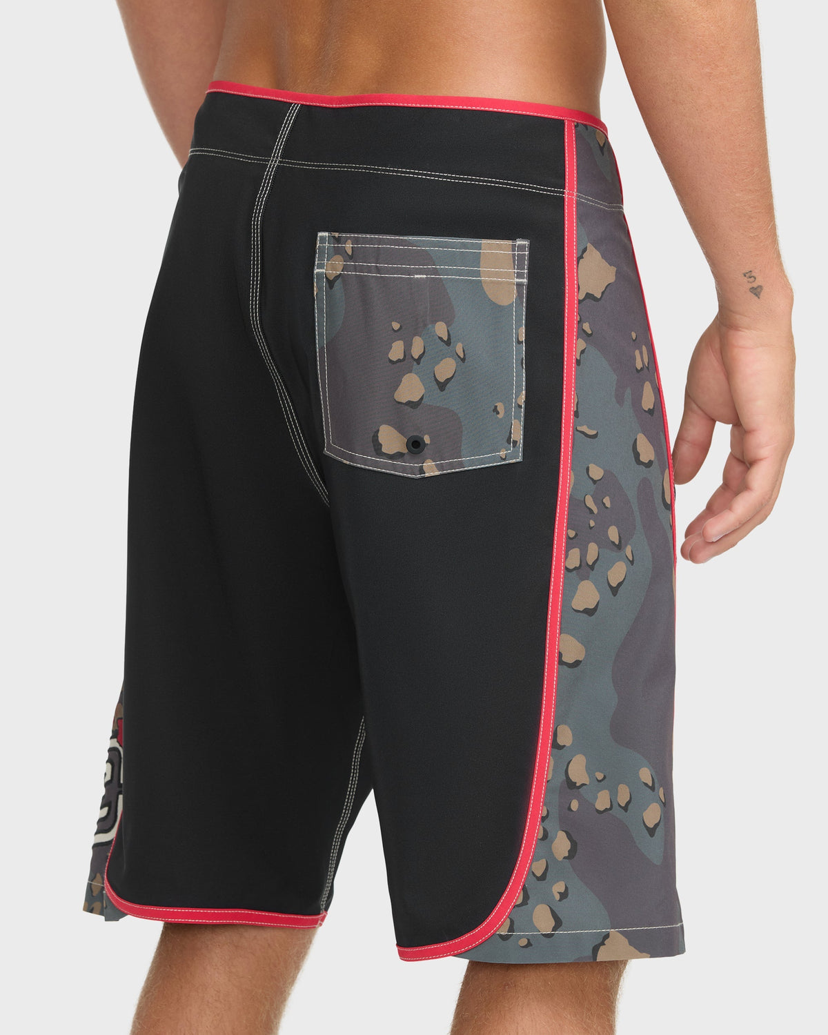 73 Long Bong Hawaii Pro 21 Boardshorts - Black